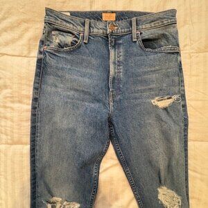 Mother High Waisted Rider Skimp Jeans Size 31